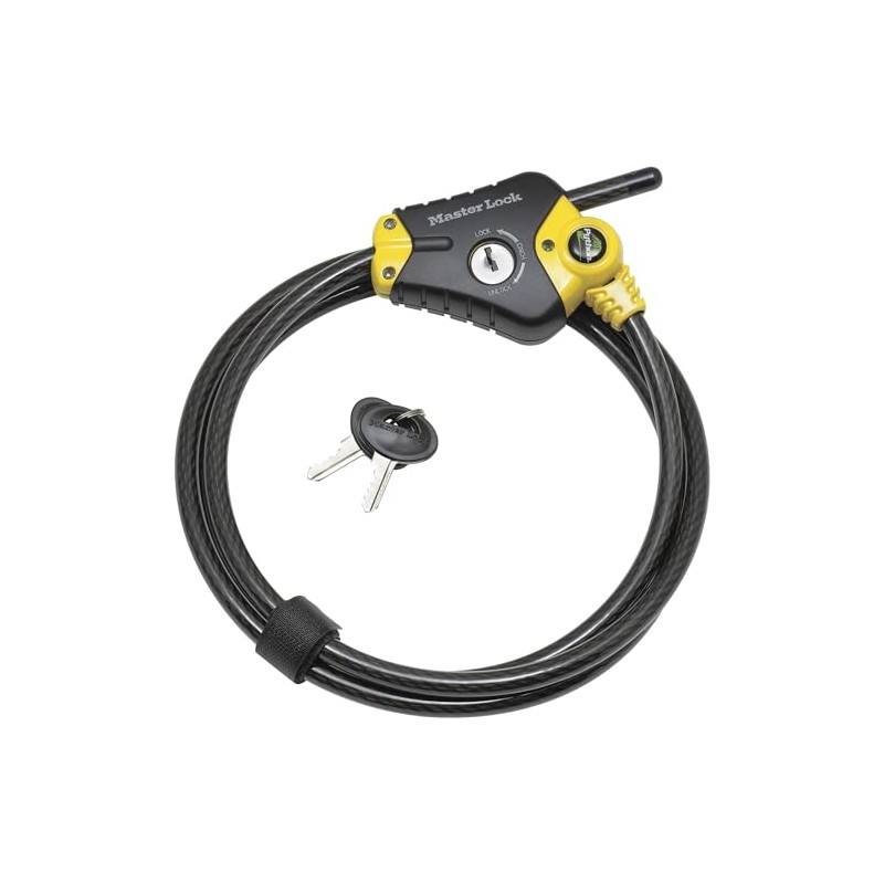 Master Lock 8413XDPF 6' Python Adjustable Padlock & Cable