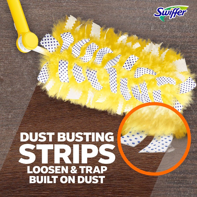 Swiffer Duster Kit with 3 ft Extendable Handle, Heavy Duty