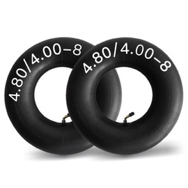 2 Pcs 4.80/4.00-8 Inner Tube with Bent Valve 4.00-8 4.80-8 Tire Tube for Minibike, Go-Karting, Mowers, Hand Trucks, Wheelbarrow