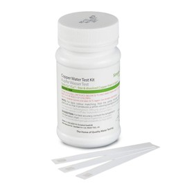 SimplexHealth Copper Check - Water Testing Strips (25 Strips)