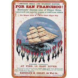 RetroRust 10 x 14 METAL SIGN - Cutwater Shipping - Vintage Rusty Look 2