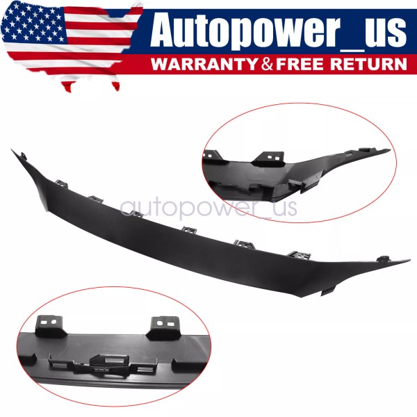 Soillar Front Upper Bumper Trim Molding Step Pad For Toyota