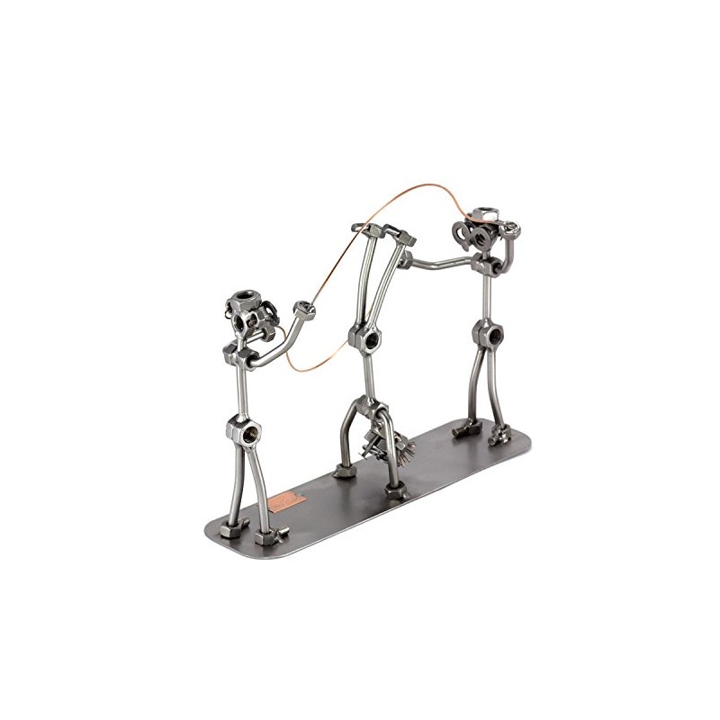 Steelman24 I Nuts and bolts sculpture Skipping Rope 3 People