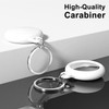 Compatible with AirTag Case Keychain, White