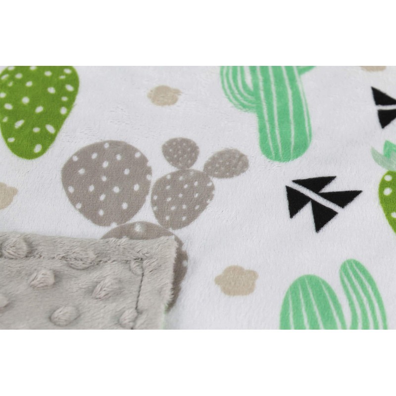 Car Seat Canopy Cover - Green Grey Cactus