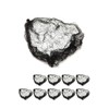 wumio Chignon Net, Set of 10, Black, Hair Length 19.7
