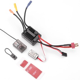 HAIBOXING 1/16TH Scale RC Cars Spare Parts Receiver, RC Truck Replacement Separate HW Brushless ESC and 2.4GHz Receiver with Bind Plug Apply to 16890SA & 3100A(E780 & E781)
