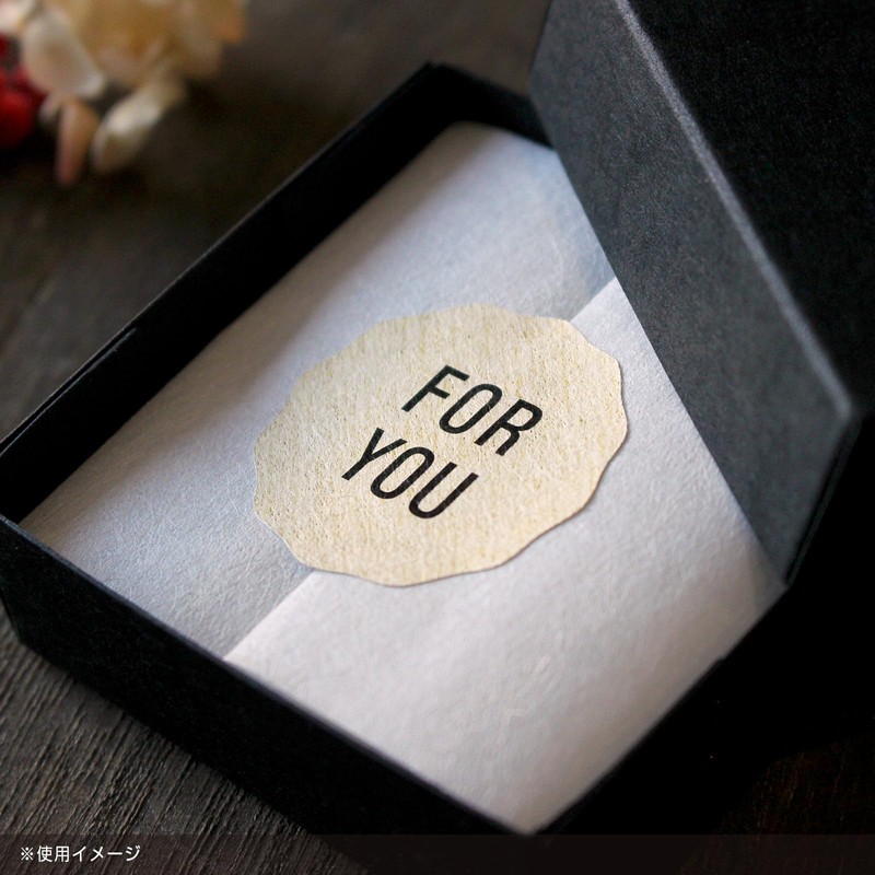 BAY LETTERPRESS Washi Gift Stickers, 24 Sheets for You, Wrapping,
