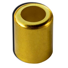 Ferrules 12 Pack 0.562 Inch ID x 1.0 Inch Ferrule Brass Pneumatic Hose Air Hose Fitting Hose Crimping Tool Air Hose Repair Air Hose Crimping Tool Ferrule Crimping Tool Fittings Super-Deals-Shop