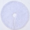 Alipis 15 Inch Faux Fur Christmas Tree Skirt, Fluffy Plush