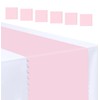 6 Pcs Light Pink Scalloped Table Runner 14 x 108