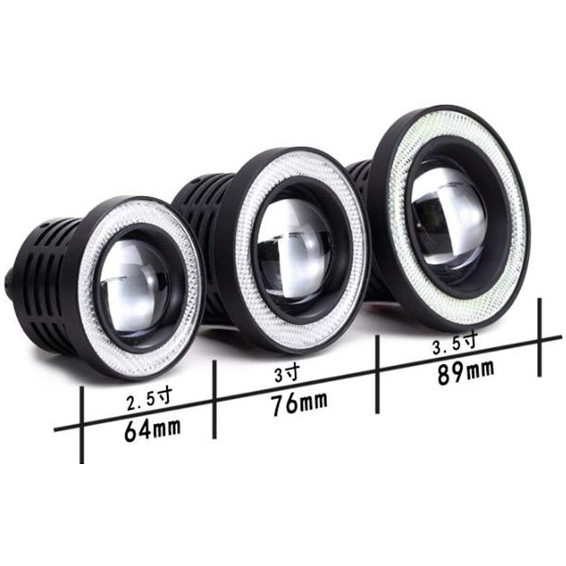 Kstyle Pink 3.5 LED Fog Light Universal with Squid Ring