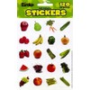 Eureka Fruits and Vegetables Photos Stickers