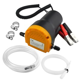 BGTXINGI 12V 60W Oil Change Pump Extractor with Tubes and Hose Oil Suction Pump Oil Diesel Fluid Extractor Pump Fuel Transfer Pump for Truck Boat ATV Auto Car Motorbike