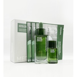 Mediheal Tea Tree Soothing Moisture Ampoule 73ml Special Set (Ampoule 50ml + 23ml + 3 pads) / 메디힐 티트리 진정 수분 앰플 73ml 기획 세트 (앰플 50ml + 23ml + 패드 3매)