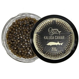 Royal Amber Kaluga Hybrid Caviar - Amur River Sturgeon Roe - Cru Dynasty (1 ounce (28 grams))