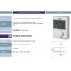 Siemens Room Temperature Controller-White, RDH100
