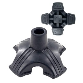 DIZLAS 杖 滑り止め ゴム 杖先ゴム 替えゴム 4点 手放しで倒れないステッキ 介護杖 19mm