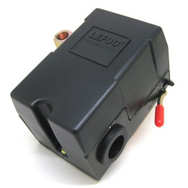 New Pressure switch for air compressor 140-175 Single port w/ unloader & on/off lever