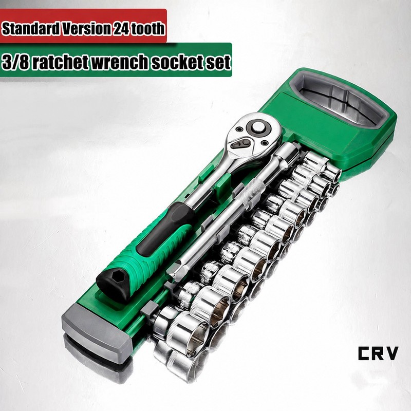 72-Tooth Ratchet Socket Set for Auto & Home Repair –