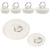 6 Packs Drain Stopper Set with Pull Ring, Jamini Rubber