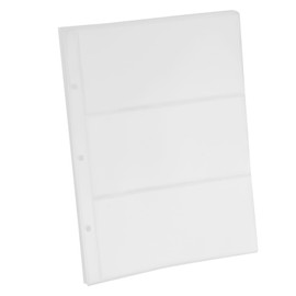 FUNOMOCYA 1bag Currency Holder Pages Banknote Protectors for Bill Collectors Compact Storage for Banknote Display and Organization