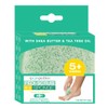 Spongeables Pedi Scrub Foot Exfoliating 5+ Wash Travel Sponge, Citron