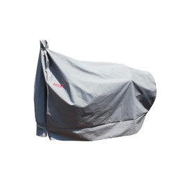 acoveritt Heavy Duty Grill Cover for Charcoal Offset Smoker Cover, Fade and UV Resistant, Fits Char-Broil, Dyna-Glo, Royal Gourmet, Char-Griller and More Grey