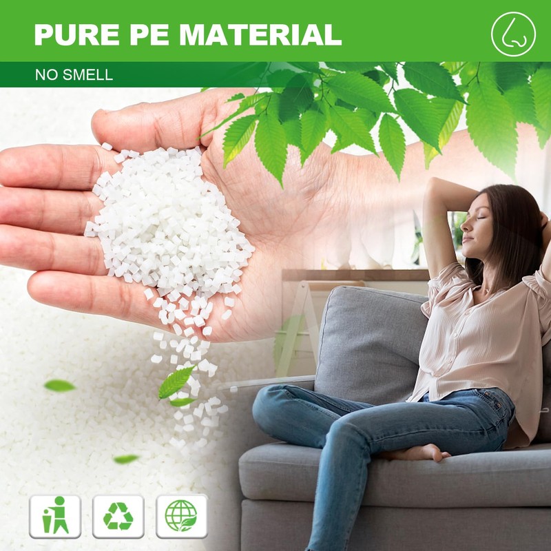 PANSUN Selected 100 Counts Small Bin Bags,5l Bin Liners,42cm*50cm Pedal