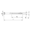 HECO-TOPIX-plus 3.5 x 40 Glass Beading Screw T-Drive TG A3L