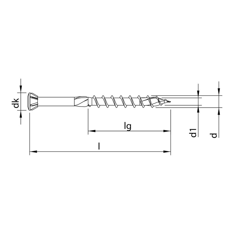 HECO-TOPIX-plus 3.5 x 40 Glass Beading Screw T-Drive TG A3L