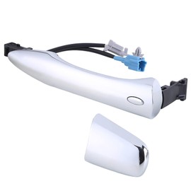 Vorally Front Right Passenger Side Exterior Door Handle, Outside Exterior Chrome Door Handle Compatible with Infiniti EX35 FX35 FX50 QX50 QX56 QX60 QX70 QX80 2008-2020 Replaces 806401BA0A