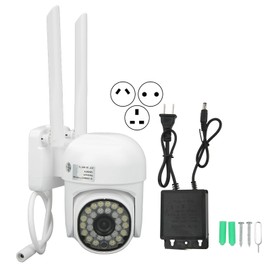 Wireless Camera 2.4G WiFi 2MP 1080P Night Vision Motion Detection 2 Way Audio IP66 Pan Tilt IP Camera AC110‑264V AU Plug