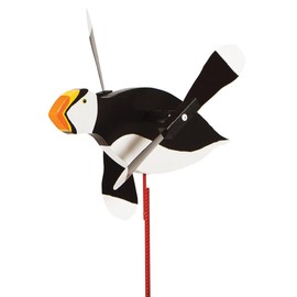 Puffin Whirligig/Whirly Bird Garden Spinner Lawn Decoration Amish-Made