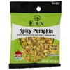 Eden Organic Spicy Pumpkin Seeds, Dry Roasted, Pocket Snacks, 1