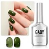 GAOY Jelly Gel Nail Polish, 16ml Sheer Green Translucent Soak