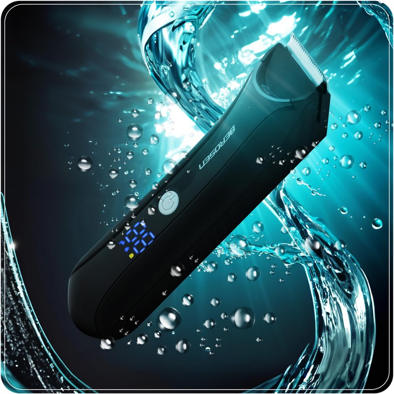 Berdsen Men's Electric Beard Trimmer with 4 Comb Attachments 3-12