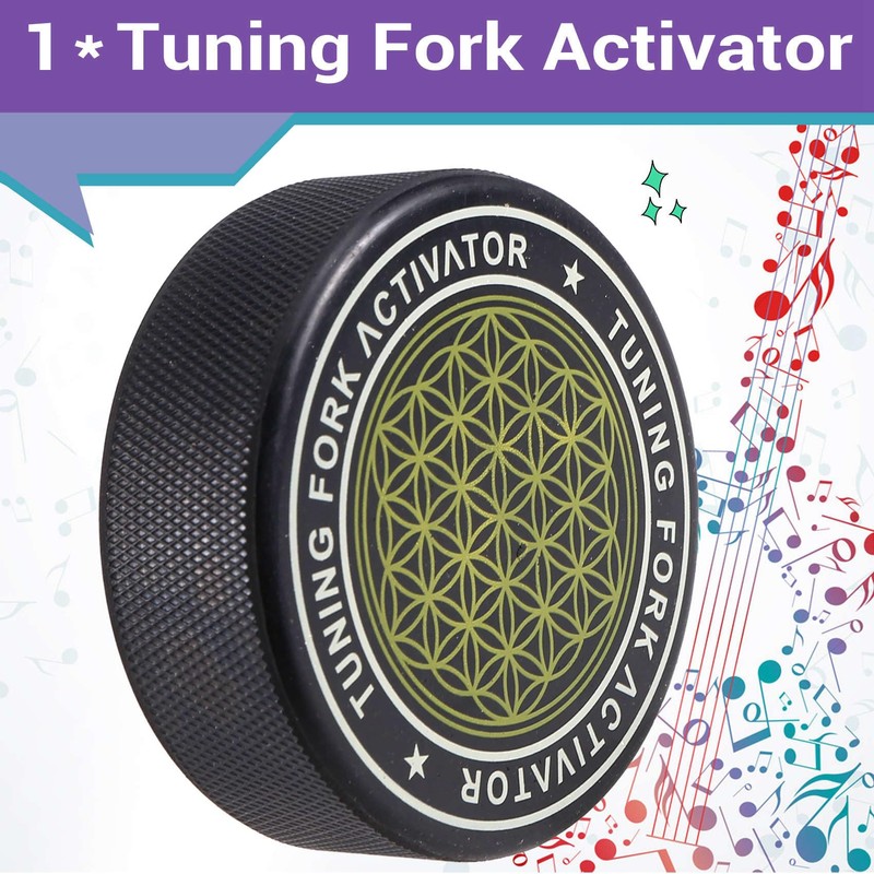 Kquepo Tuning Fork Activator, Creates Minimal Noise and Persistent Tone,