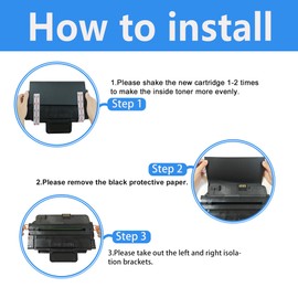 LCL Compatible Toner Cartridge Replacement for Xerox 106R01485 106R01486 3210 3220 4100 Pages WorkCentre 3210 3220 (1-Pack Black)