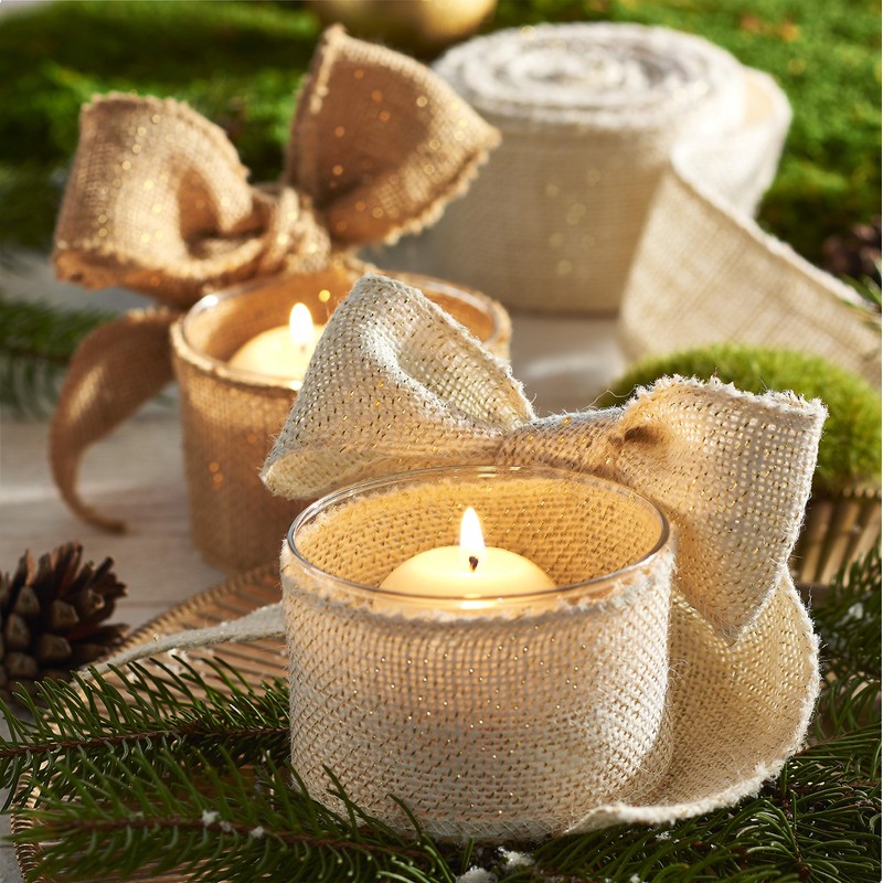 The cordeline Jute Ribbon bj106blu 16 x 5 x 16