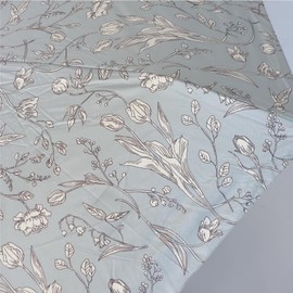 SWINGPLUS Folding Umbrella, Rain or Shine, Water Spraying, UV Treatment, Heat Shield, 100% Polyester, 19.7 inches (50 cm), sax blue (botanical)