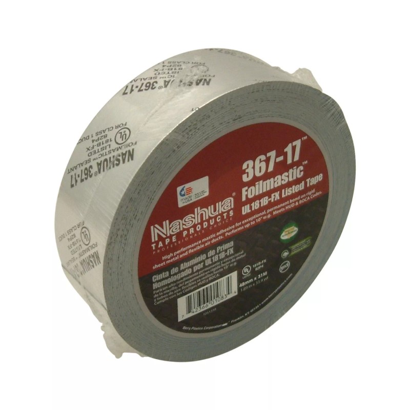Nashua 367-17 FOILMASTIC-UL 181B-FX LISTED Sealant Tape 2 in x