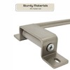 Innovative Brent Swing Arm Window Curtain Rod, Nickel - 1/2"