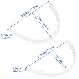 Cubierta de comodidad para brackets, protector labial, protector bucal, almohadilla labial, protector de dientes para brackets, alineador, alternativa a la cera dental, clip duro y rígido, en estuche