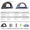 ThreeBears 4-Person Backpacking Tent Shelter, 3000mm Waterproof, Easy Setup, Spacious