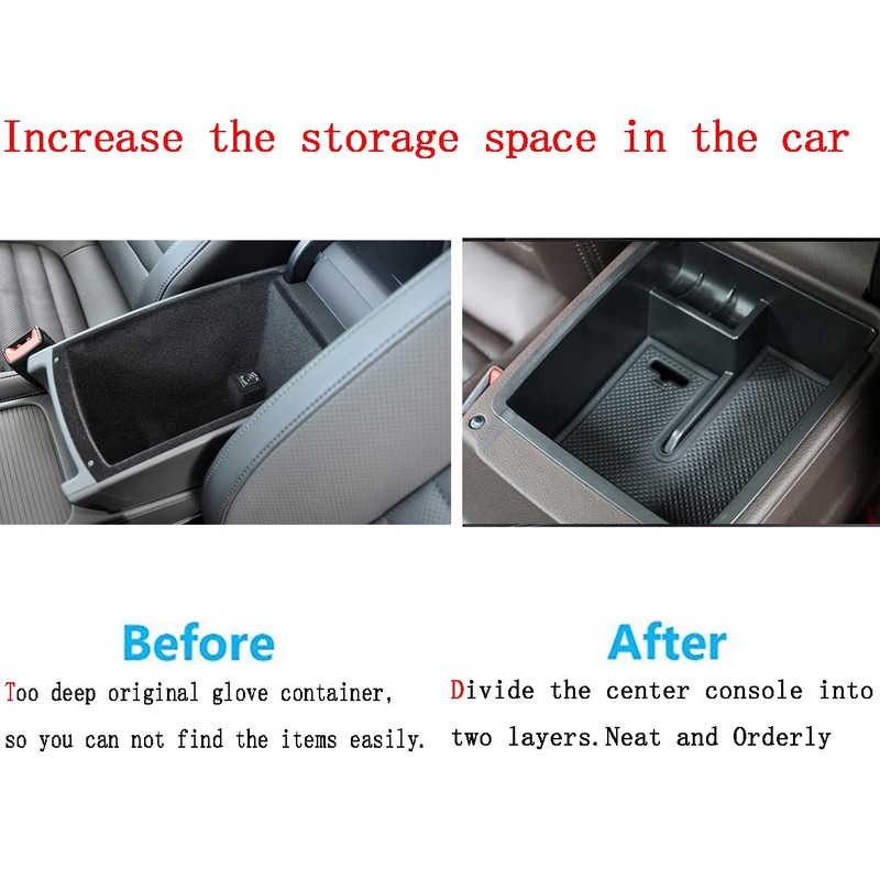 Storage Box Organiser Holder Centre Console Armrest for Magotan B8