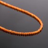 Gempires Orange Carnelian Beads Dainty Choker Necklace Real Crystal July