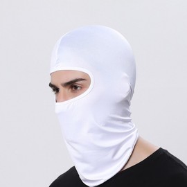 Sun Protection Face Mask UV Blocking Cover Long Neck Gray 2ea