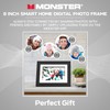 Monster Smart Home 8-inch Digital Picture Frame with 16GB of