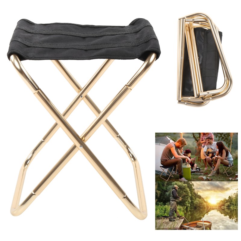Aviation Aluminum Alloy Outdoor Portable Camping Mini Folding Stool Fishing